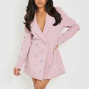 Worn once * Daisy Crystal Embellished Blazer Dress